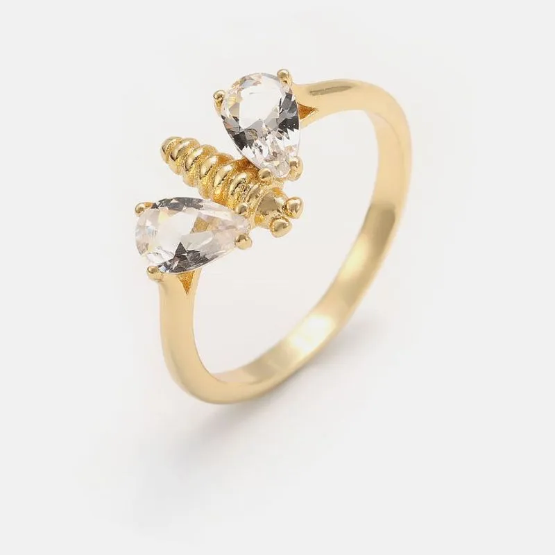 Muoti Söpö Bee Animal Sormus