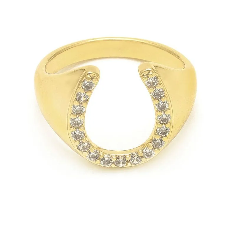 Muodikas U-muotoinen naisten sormus