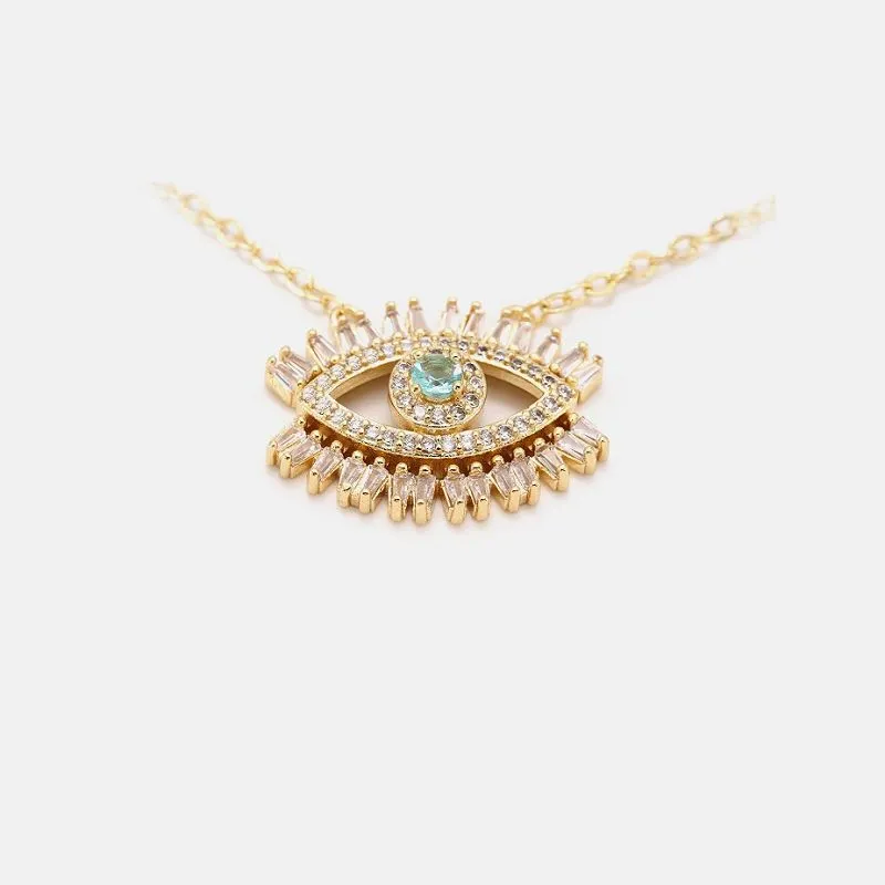 Lasinen Evil Eye -riipus