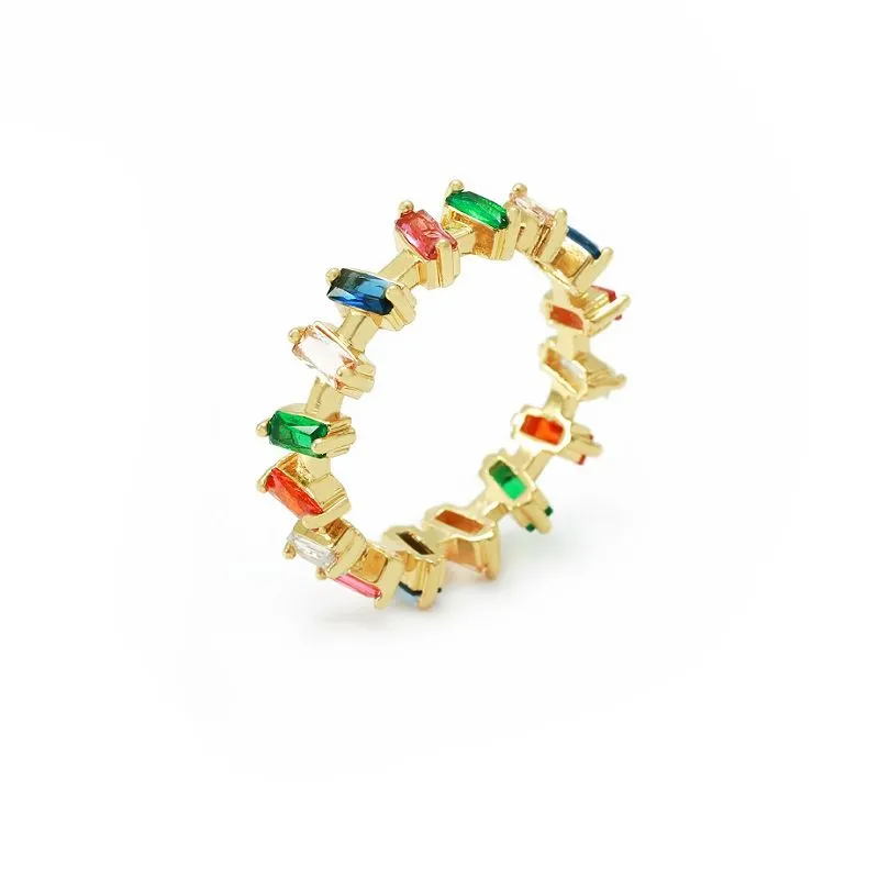 Mixcolor Zirkonia Eternity Ring