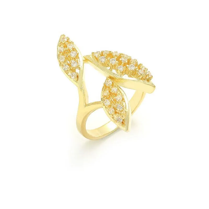 Hopea lehtimuotoinen sormusormus