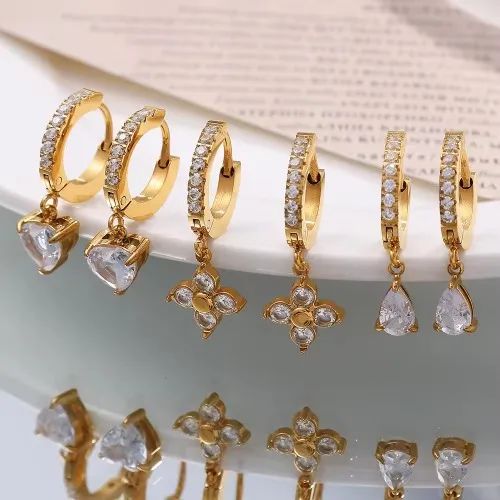 18K kullatut korvakorut