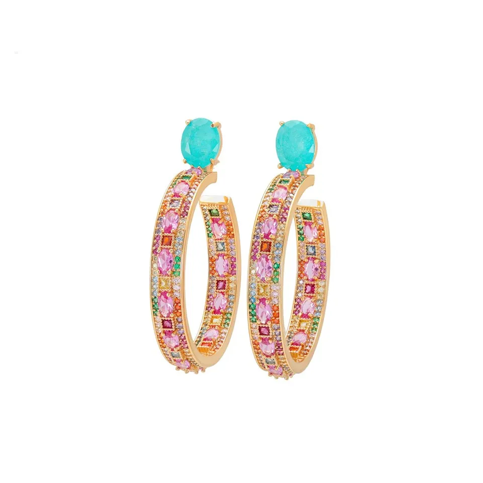 Kullatut zirkonifuusionaiset korvakorut